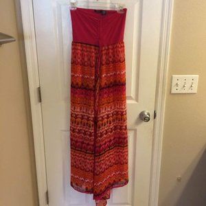 Raviya Hot Pink/Raspberry & Orange Beach Cover Up